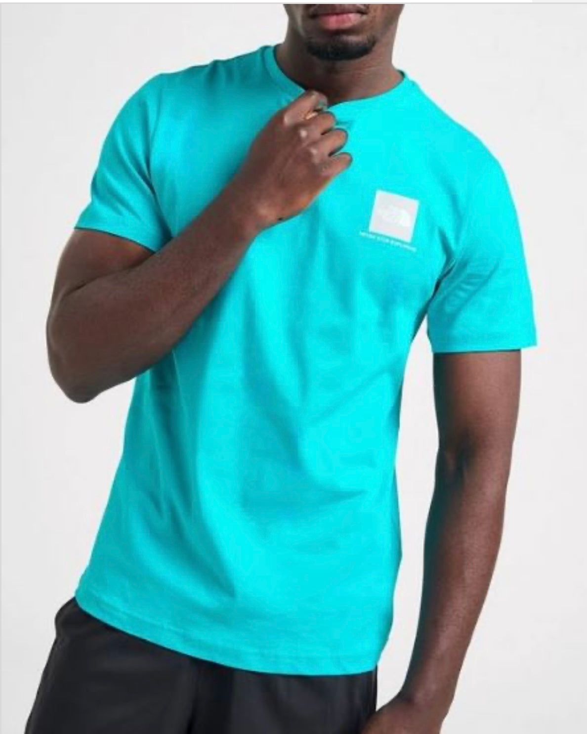 The North Face Fine Box Logo T Shirt, Blue