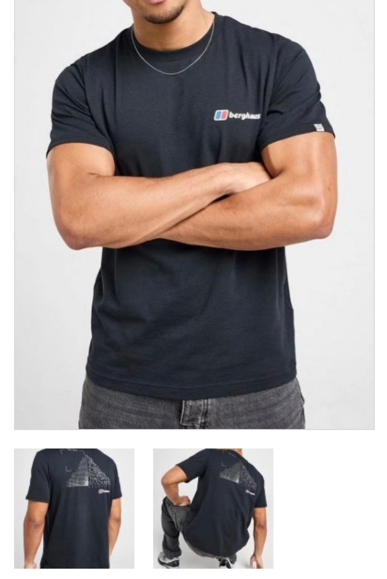 Berghaus Mountain T Shirt, Black